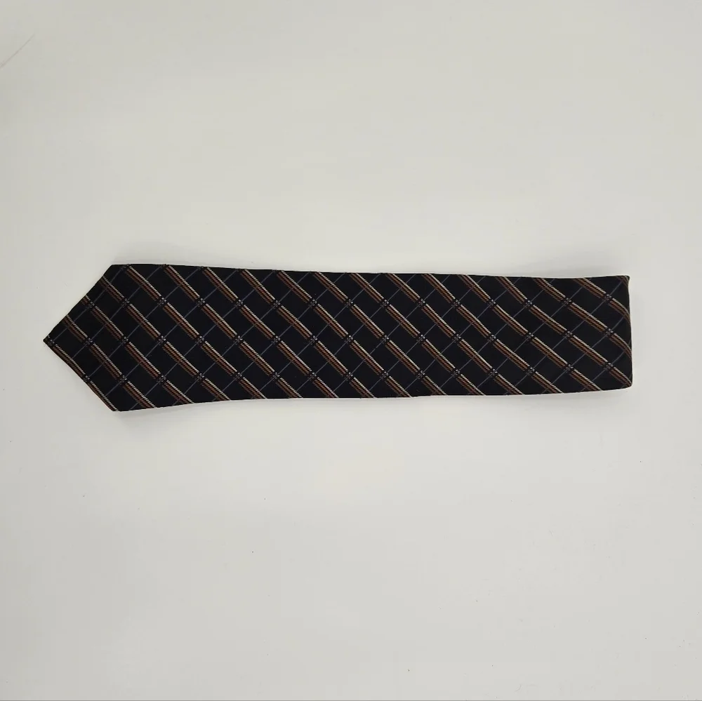 Valerio Garati 100% Silk Plaid Tie